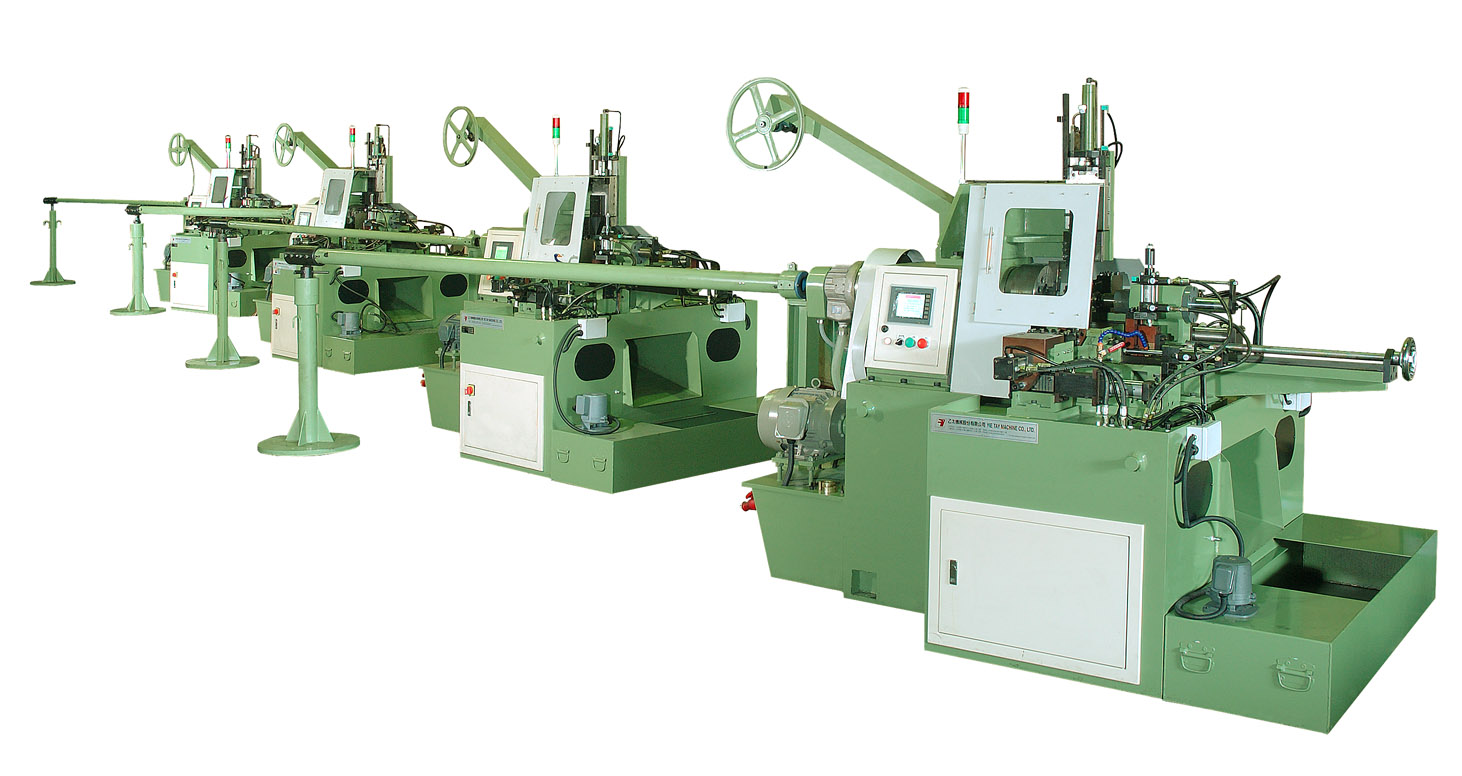 全自動管件車牙機